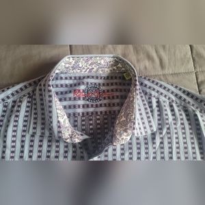 Robert Graham L/S shirt nice conservative design Size 2XL 25"x31"